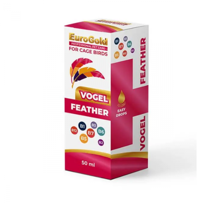 EuroGold Vogel Feather Kuşlar İçin Tüy Bakım Destekleyici Damla 50 Ml