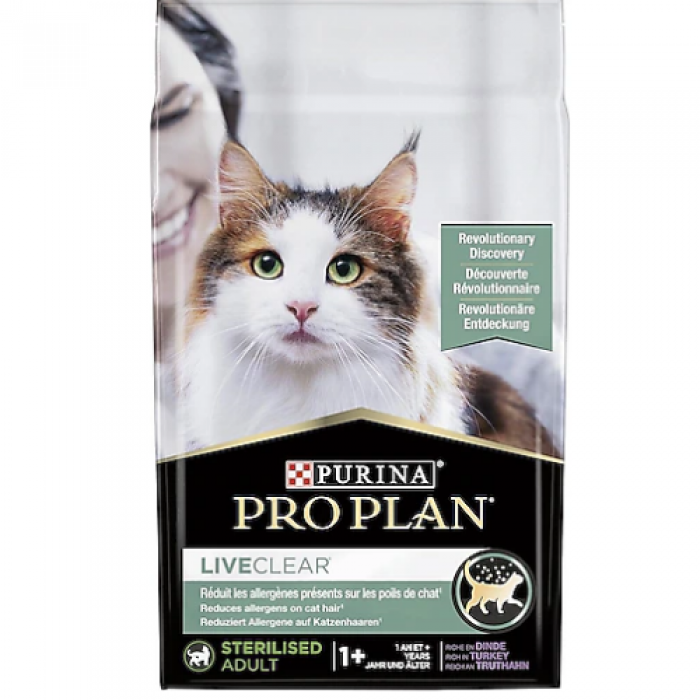 Pro Plan LiveClear Hindili 7 kg Kısırlaştırılmış Yetişkin Kedi Maması