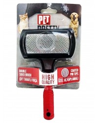 Pet Pretty Çift Taraflı Lüx Kedi Köpek Fırça Tarak 5,5 x 9 cm &hellip;