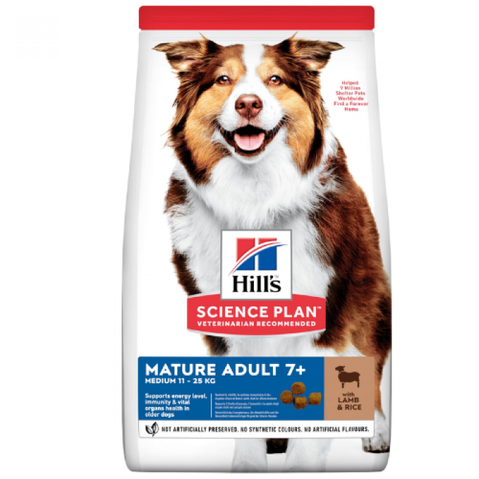 Hill's SCIENCE PLAN +7 Yaşlı Orta Irk Kuzulu ve Pirinçli Köpek Maması 14 kg Hill's SCIENCE PLAN +7 Yaşlı Orta Irk Kuzulu ve Pirinçli Köpek Maması 14 kg