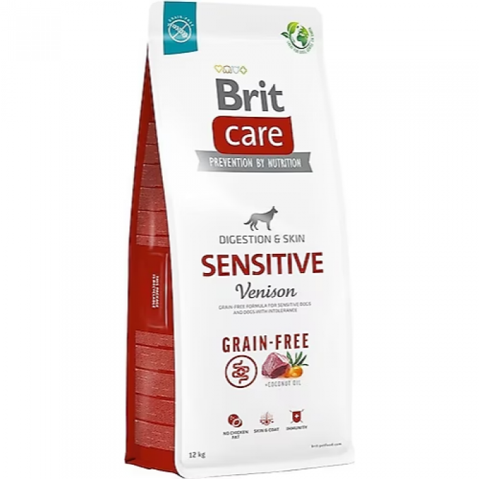 Brit Care Sensitive Digestion Geyikli Tahılsız Yetişkin Köpek Maması 12 kg Brit Care Sensitive Digestion Geyikli Tahılsız Yetişkin Köpek Maması 12 kg