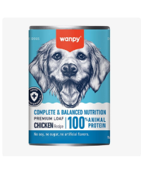 Wanpy Tavuk Etli Tahılsız Yetişkin Köpek Konservesi 375 gr