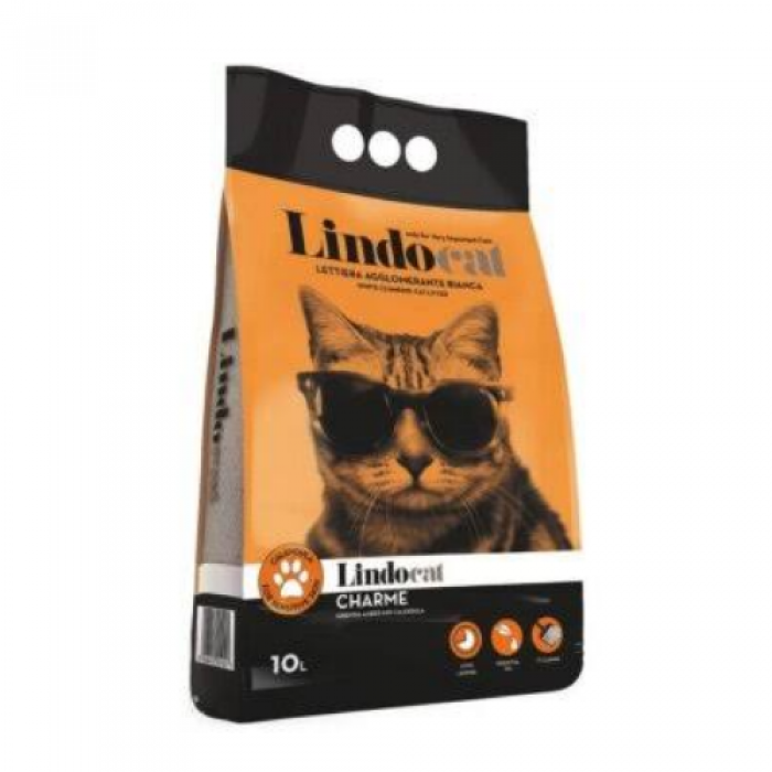 Lindocat Charme Amber Kokulu Topaklanan Kalın Taneli Bentonit Kedi Kumu 10 Lt Lindocat Charme Amber Kokulu Topaklanan Kalın Taneli Bentonit Kedi Kumu 10 Lt