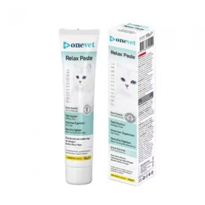 OneVet Relax Paste Stres Ve Anksiyete Azaltıcı Kedi Maltı 50 Gr OneVet Relax Paste Stres Ve Anksiyete Azaltıcı Kedi Maltı 50 Gr