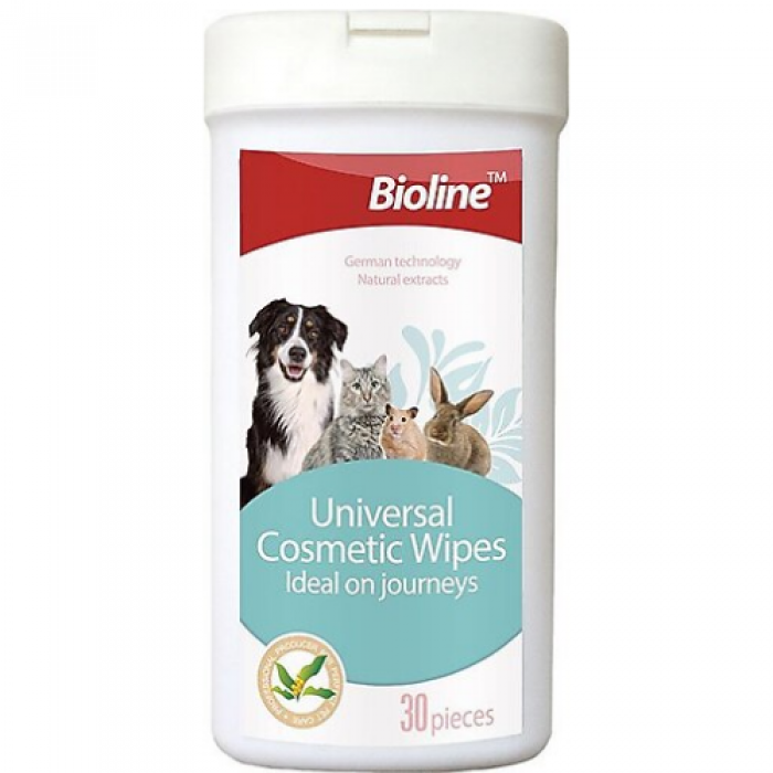 Bioline Kedi Köpek ve Kemirgenler İçin Kutulu Islak Mendil 30 Adet Bioline Kedi Köpek ve Kemirgenler İçin Kutulu Islak Mendil 30 Adet