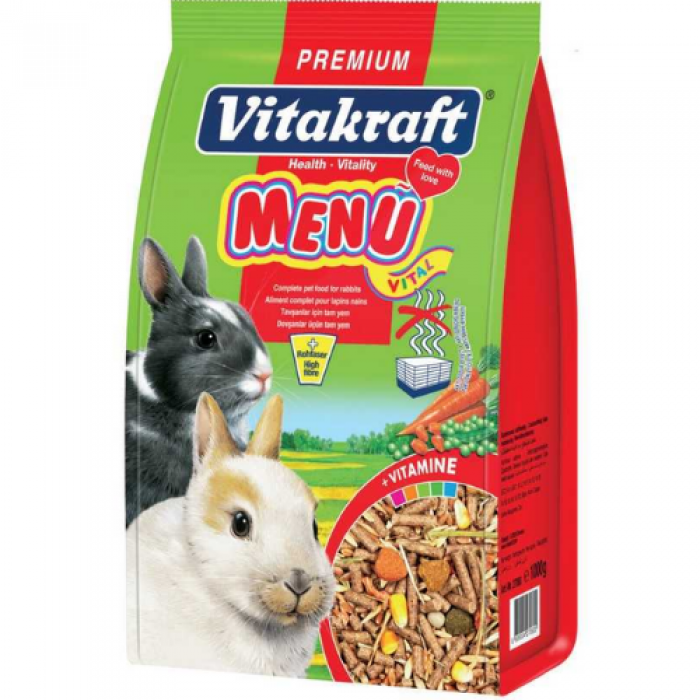 Vitakraft Menu Tavşan Yemi 1 kg Vitakraft Menu Tavşan Yemi 1 kg