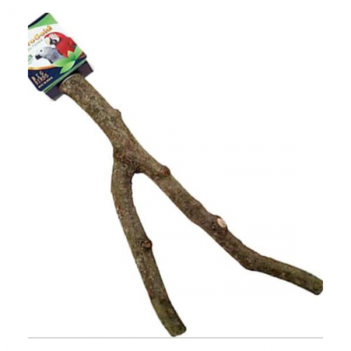 Euro Gold Papağanlar İçin Doğal Ahşap Tünek 45-55 Cm