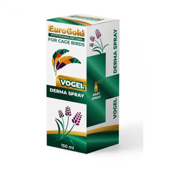 EuroGold Vogel Derma Kuşlar İçin Deri ve Tüy Bakım Spreyi 50 Ml
